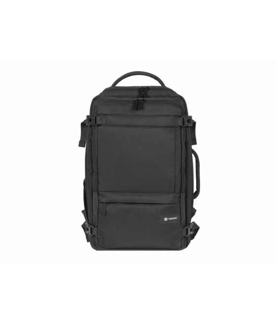 Mochila / maleta natec camel lite para portatil hasta 15.6" negra 19 ltrs