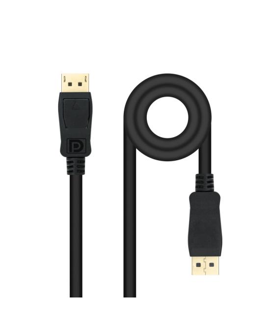 Cable displayport 1.4 dp/m-dp/m negro 1.5 m nanocable