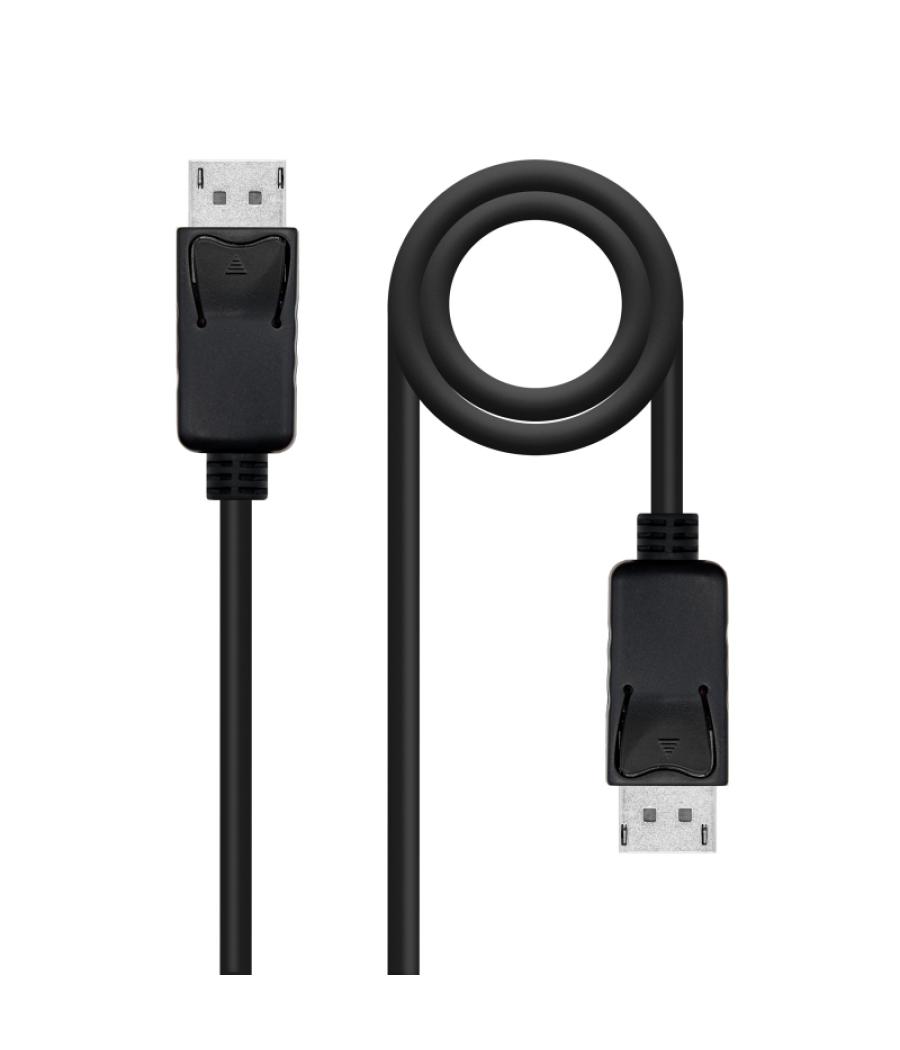 Cable displayport 1.2 ccs dp/m-dp/m negro 0.5 m nanocable