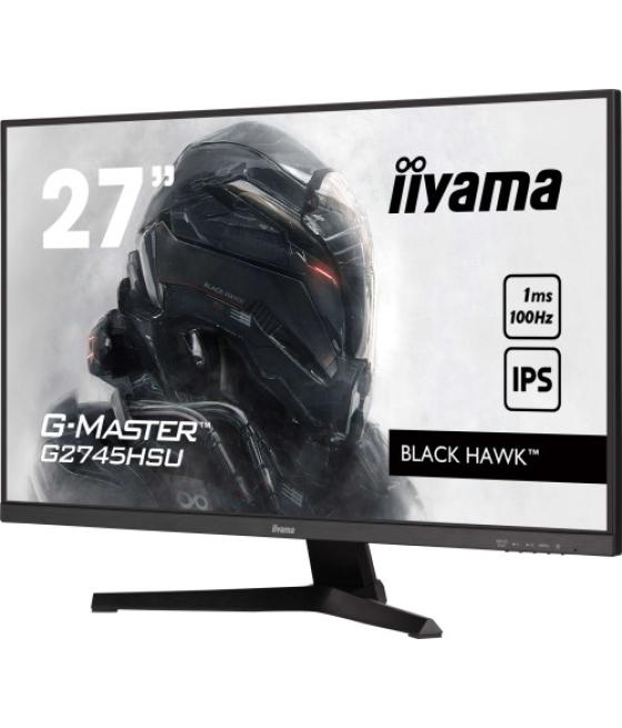 Iiyama g-master g2745hsu-b2 led display 68,6 cm (27") 1920 x 1080 pixeles full hd negro