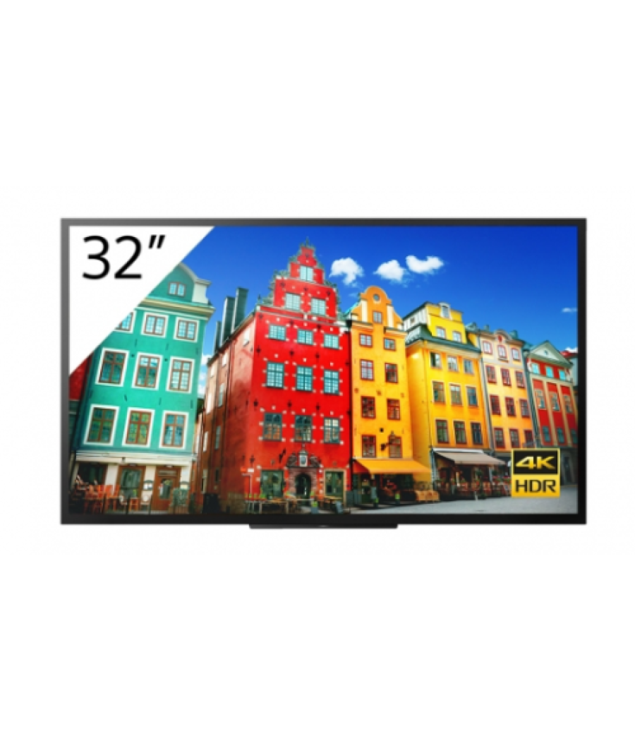 Sony fw-32bz30j1 pantalla de señalización pantalla plana para señalización digital 81,3 cm (32") lcd wifi 4k ultra hd negro proc