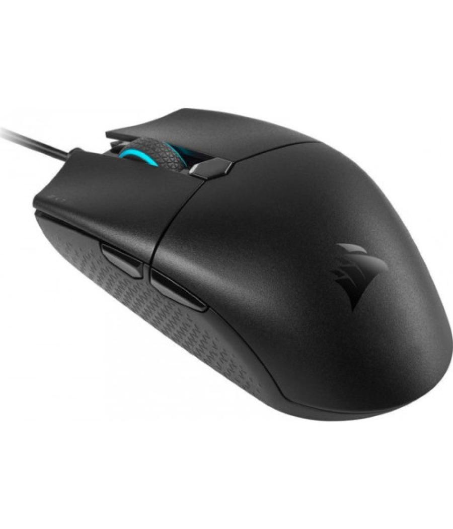 Corsair katar pro ratón mano derecha usb tipo a óptico 12400 dpi