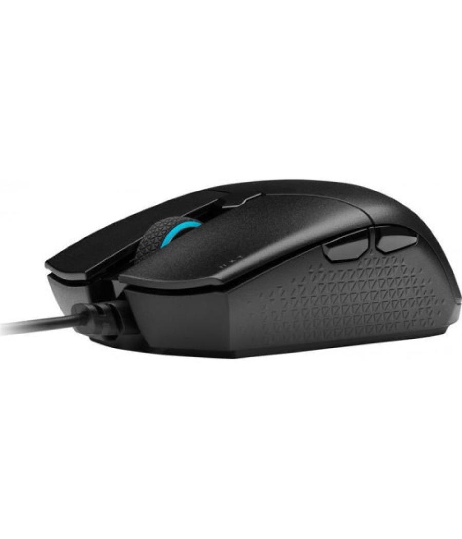 Corsair katar pro ratón mano derecha usb tipo a óptico 12400 dpi