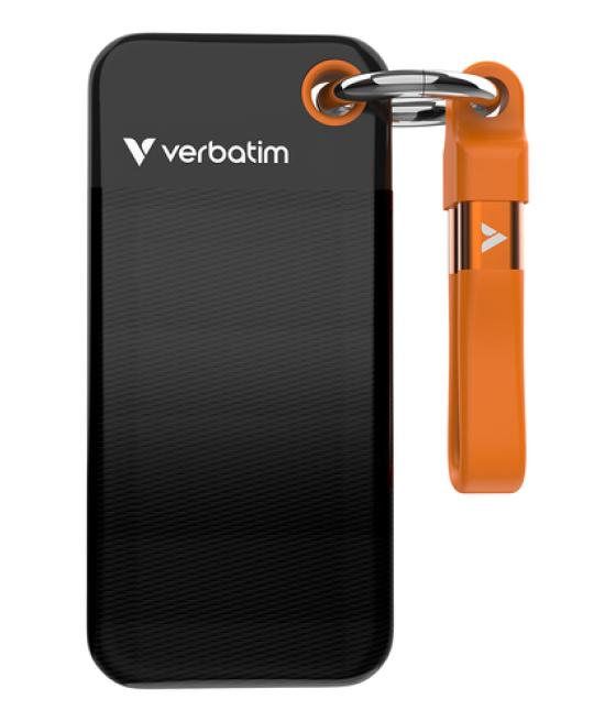 Verbatim Pocket SSD 1 TB USB Tipo C 3.2 Gen 2 (3.1 Gen 2) Negro, Naranja