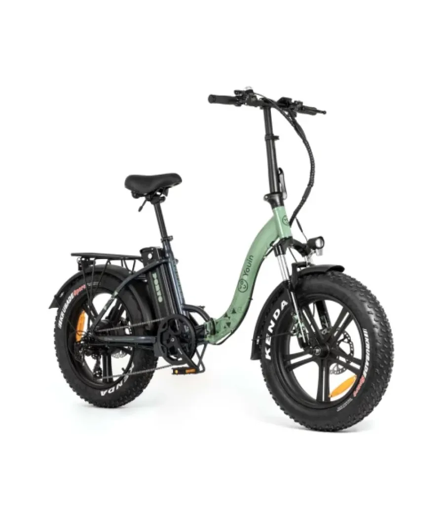 Ebike porto ii - urban - fat 20” x 4 -f.hidraulico - bat.extraible - verde