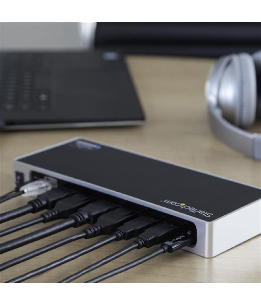 StarTech.com Docking Station 4K Dual con 6 Puertos USB C / USB 3.0