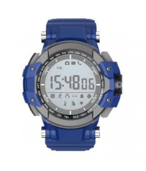 Reloj inteligente deportivo billow xs15bl anti-shock ip68 bt 4.0 g-sensor pila interna 12 meses azu