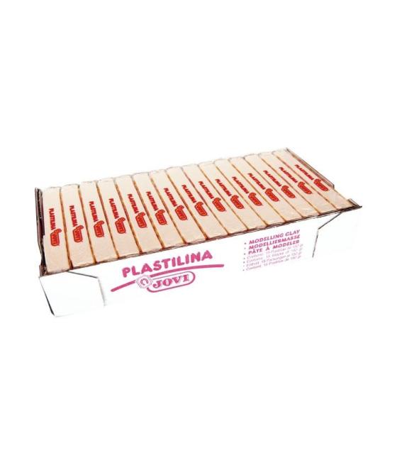 Jovi plastilina school caja 15 pastillas 150gr blanco