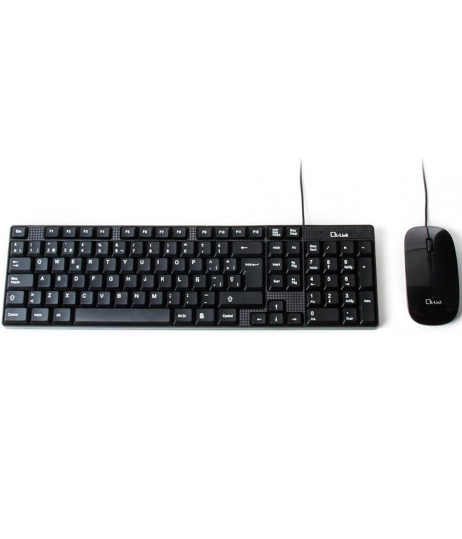 Kit teclado + raton l - link ll - kb - 816 - combo usb negro