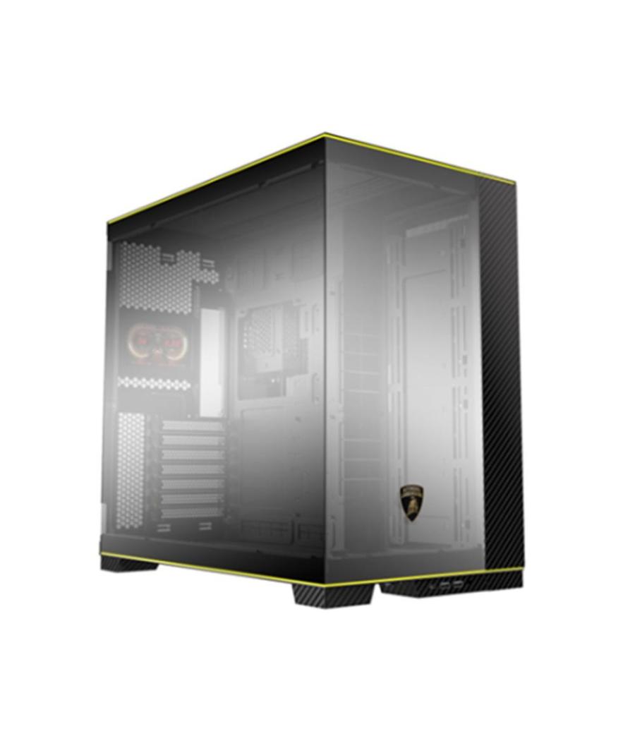 Caja ordenador gaming lian li o11d rgb lamborghini eatx cristal templado negro