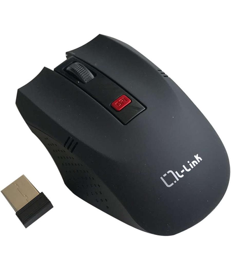 Raton optico inalambrico l - link negro