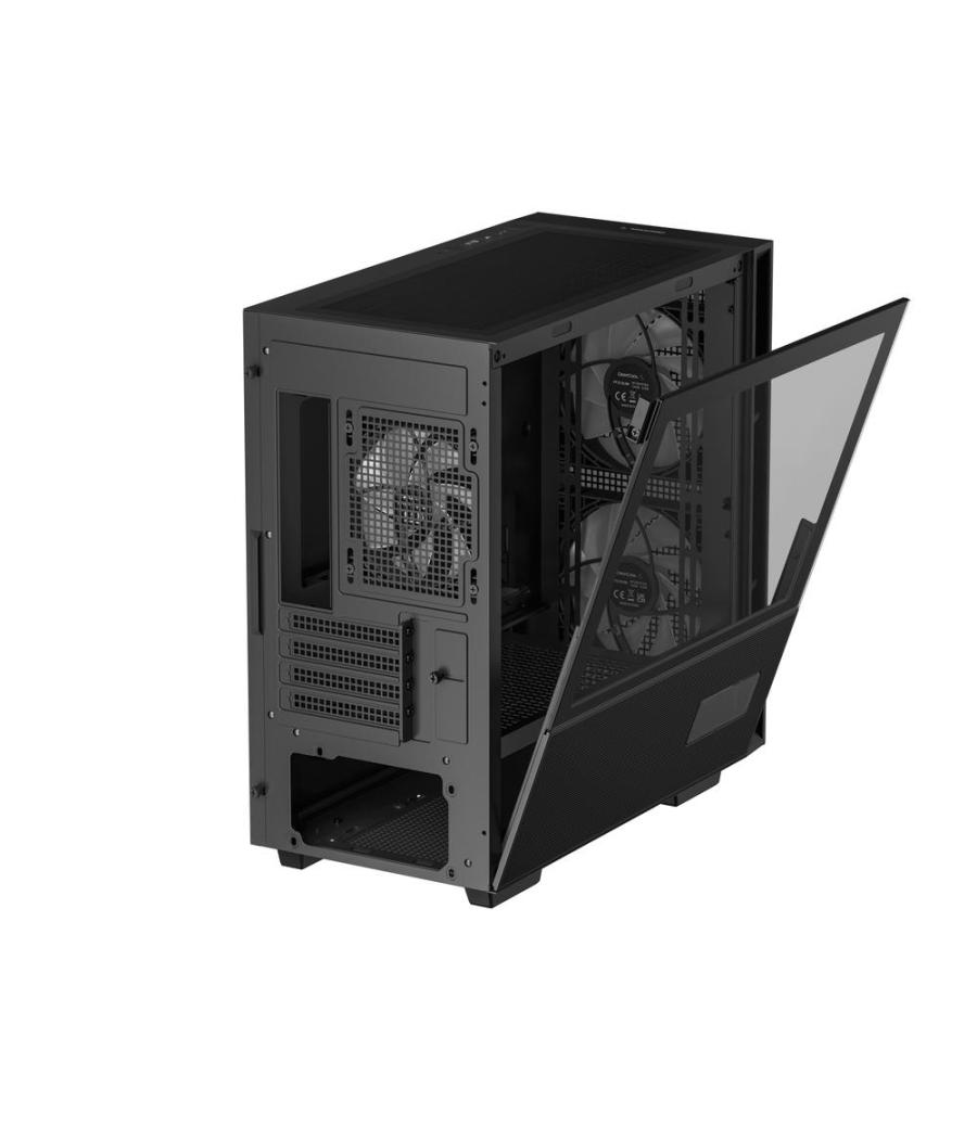 Caja ordenador gaming deepcool ch360 matx cristal templado negro