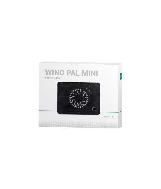 Base refrigeradora deepcool wind pal mini negro para portatil 15.6pulgadas 1 x 140mm