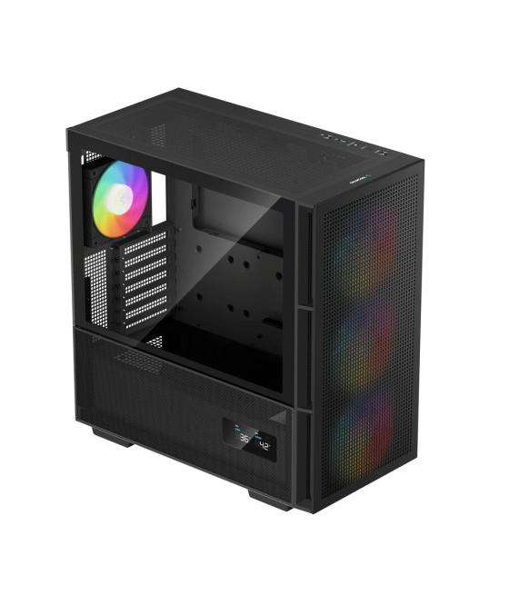 Caja ordenador gaming deepcool atx ch560 digital argb cristal templado negro