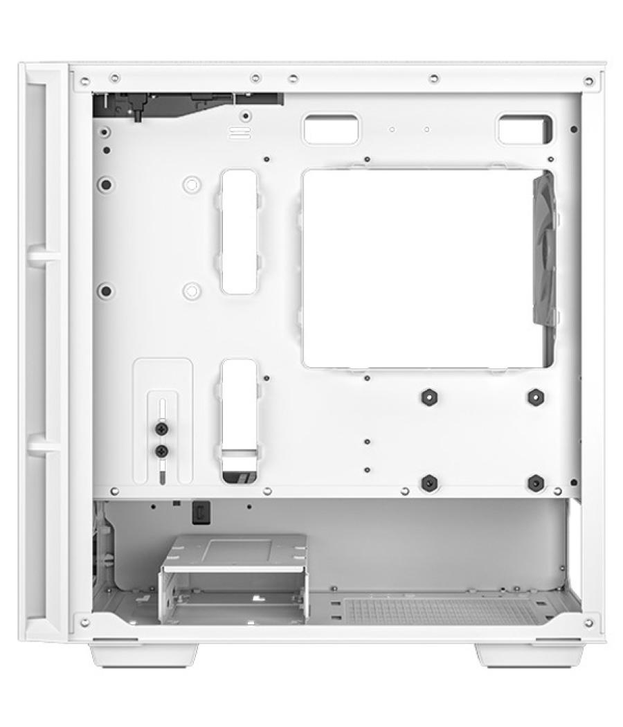 Caja ordenador gaming deepcool ch360 matx cristal templado blanco