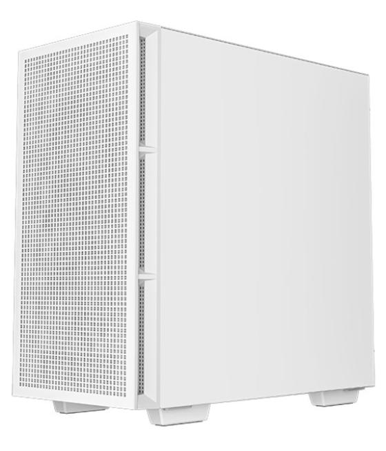 Caja ordenador gaming deepcool ch360 matx cristal templado blanco