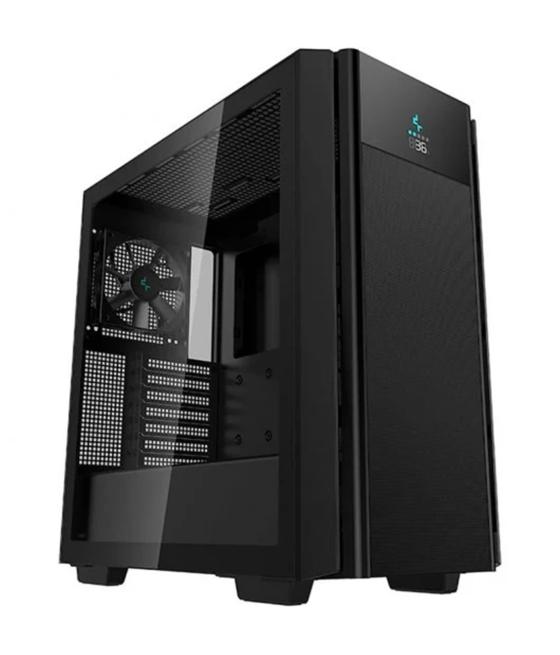 Caja gaming deepcool ch510 cristal templado usb 3.2 usb tipo c negra