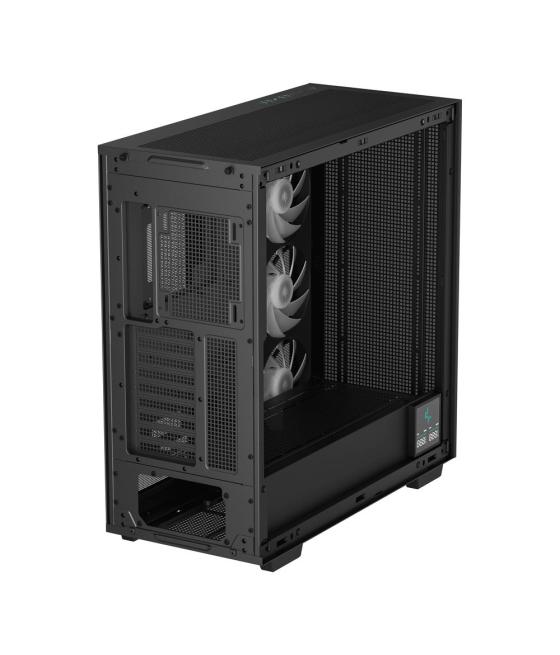 Caja ordenador gaming deepcool e - atx morpheus argb cristal templado negro