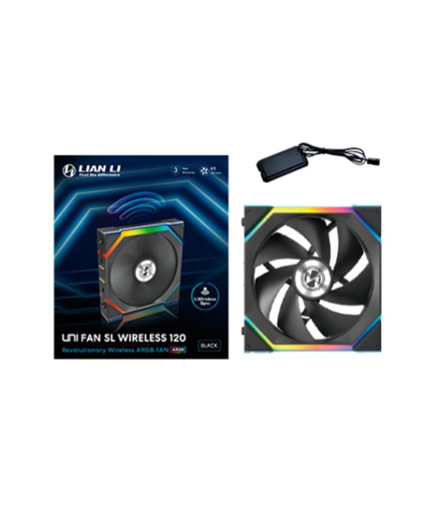 Ventilador de caja lian li uni fan sl inalambrico 120mm negro