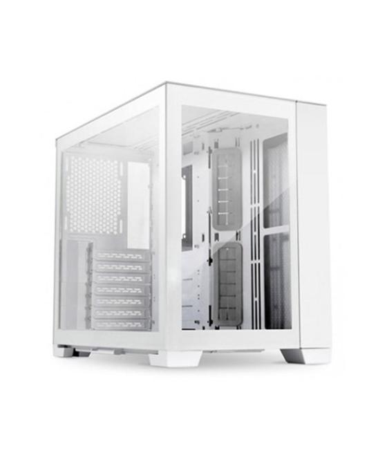 Caja ordenador gaming lian li pc - o11 dynamic mini atx cristal templado blanco