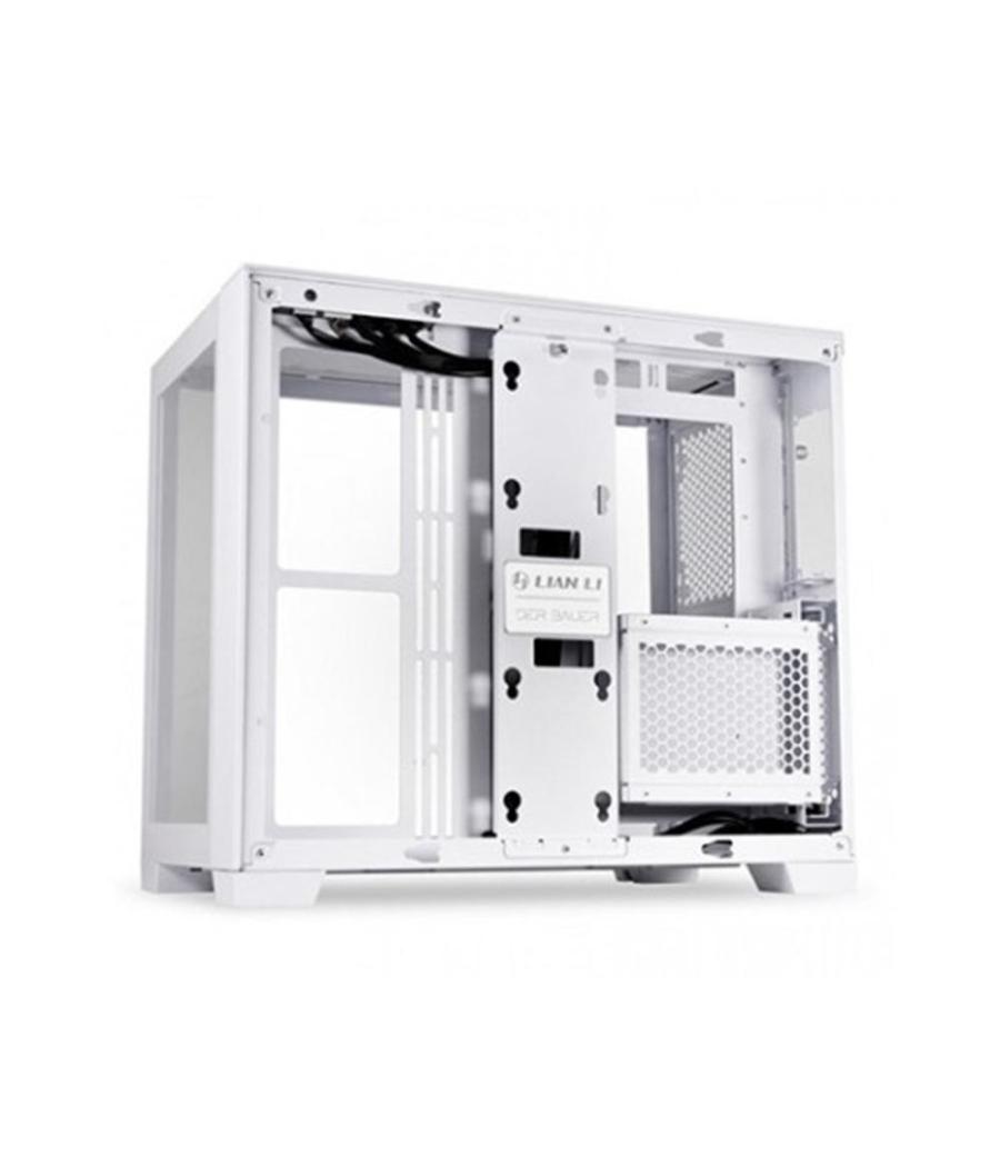 Caja ordenador gaming lian li pc - o11 dynamic mini atx cristal templado blanco