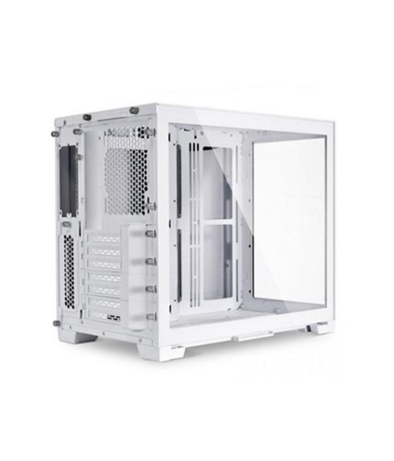 Caja ordenador gaming lian li pc - o11 dynamic mini atx cristal templado blanco