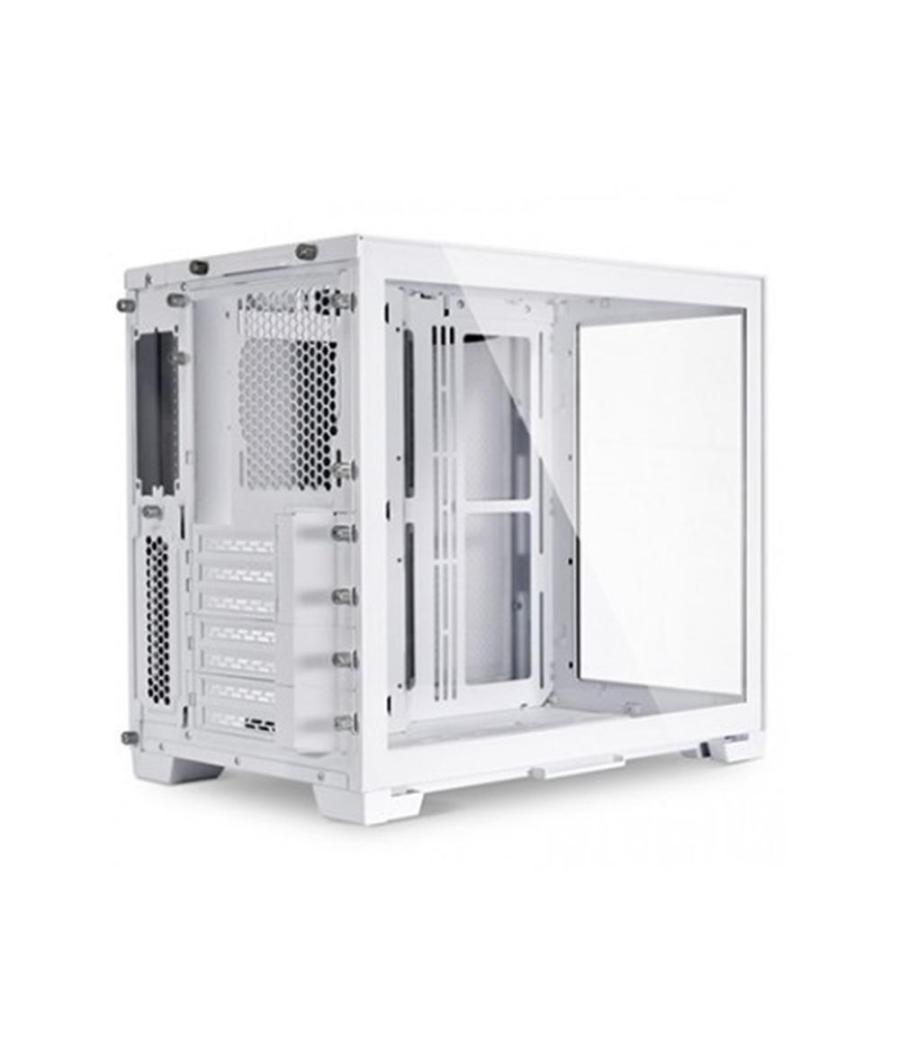 Caja ordenador gaming lian li pc - o11 dynamic mini atx cristal templado blanco