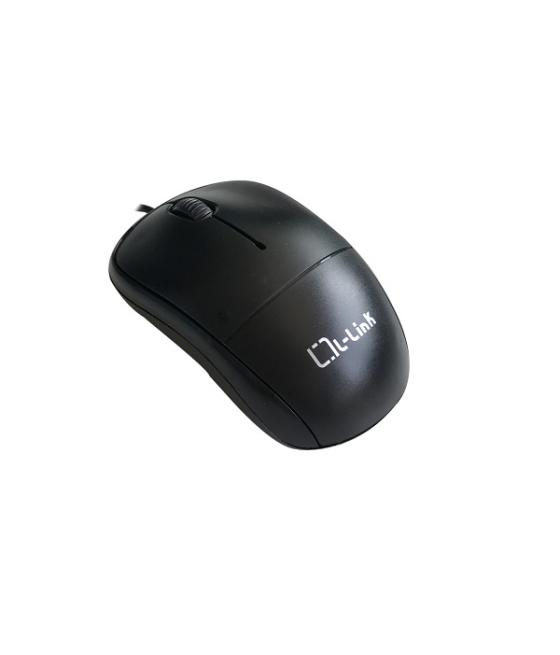 Raton optico usb l - link negro