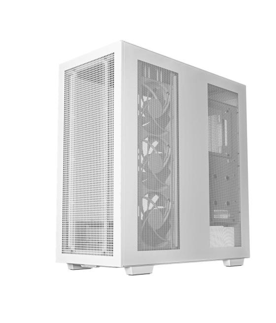 Caja ordenador gaming deepcool e - atx morpheus argb cristal templado blanco