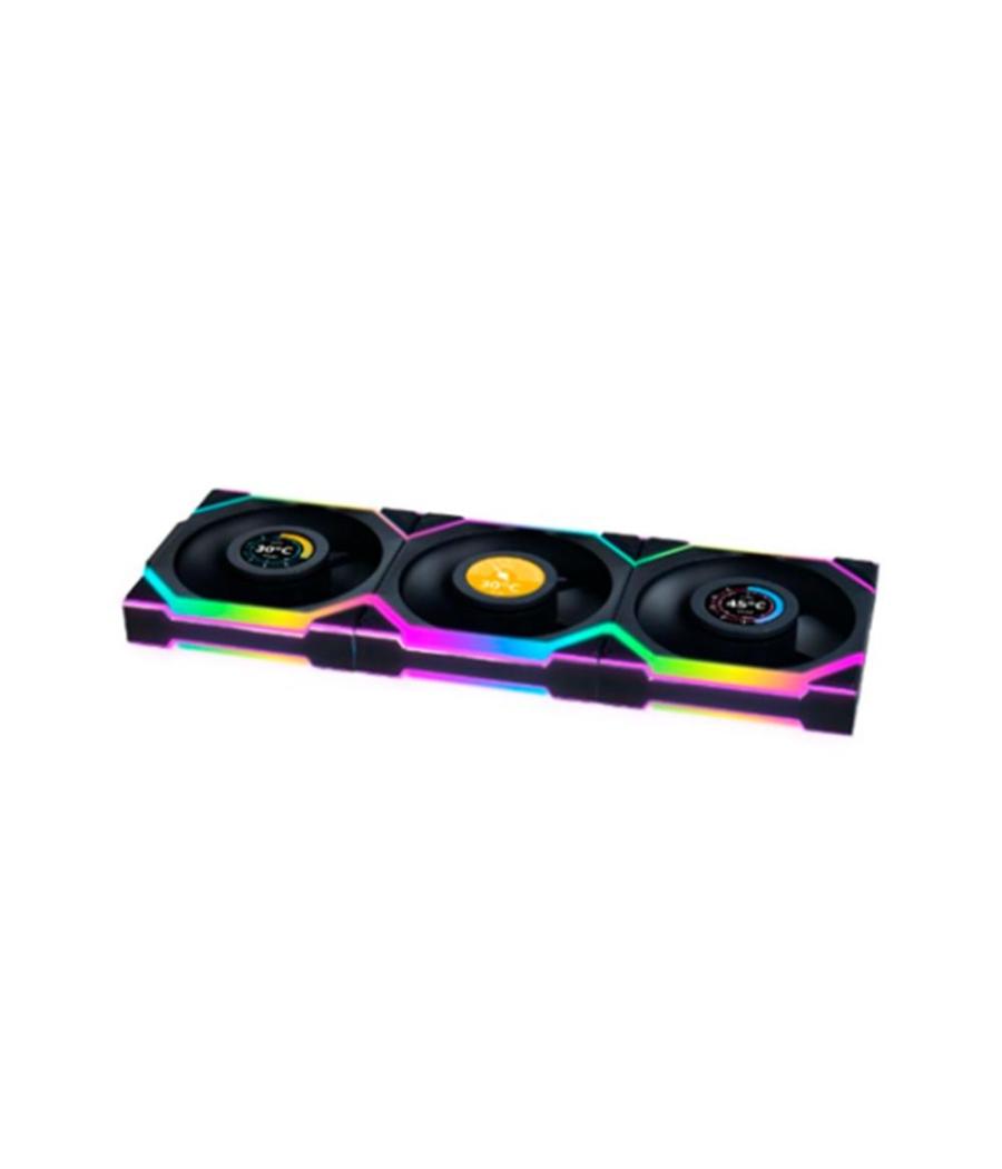 Ventilador caja lian li uni fan sl inalambrico 120mm negro pack 3 unidades