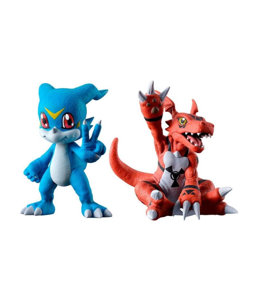 Figuras ichibansho digimon two forces that radiate light veemon & guilmon