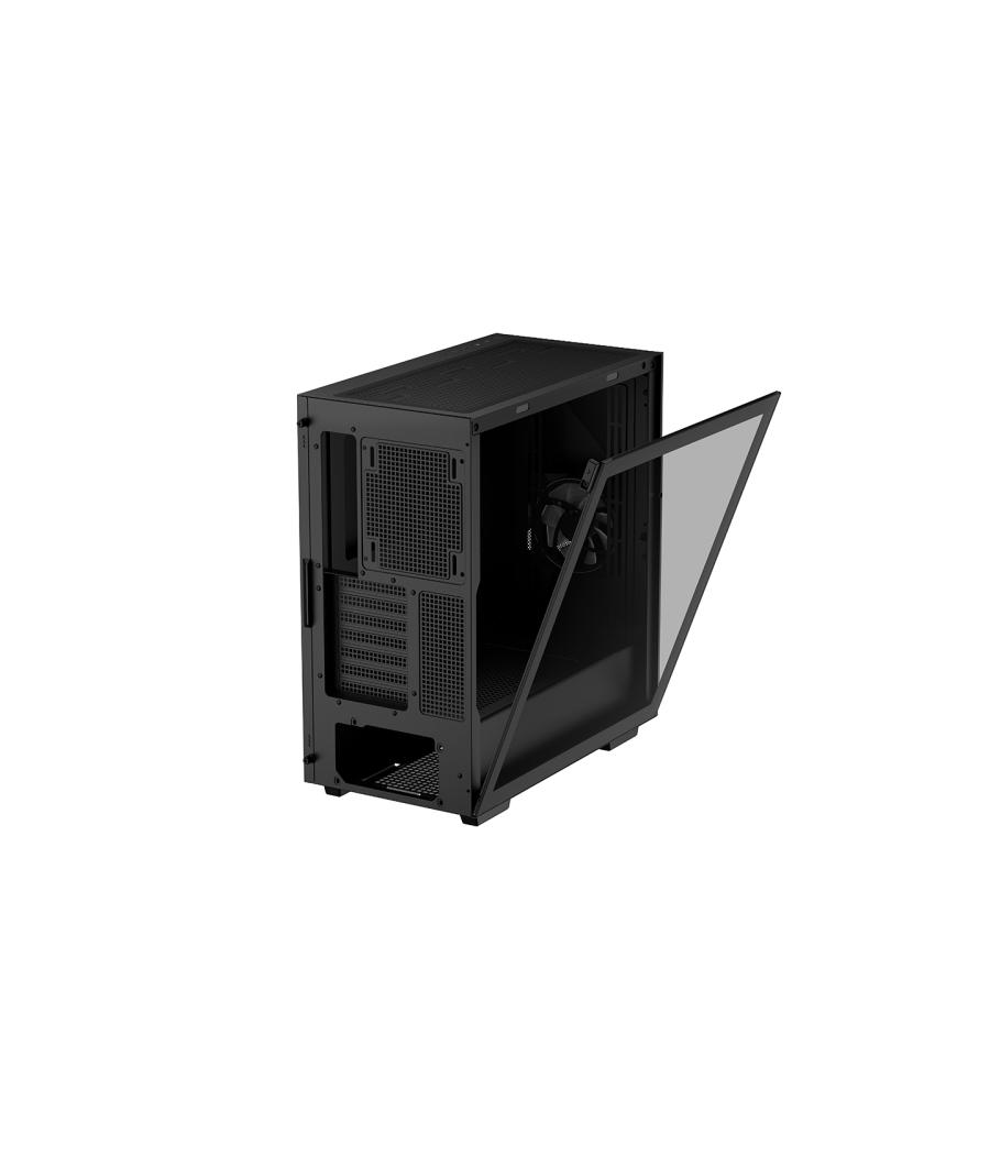 Caja gaming deepcool cyclops argb cristal templado usb tipo c negra