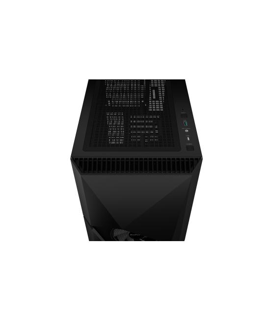 Caja gaming deepcool cyclops argb cristal templado usb tipo c negra