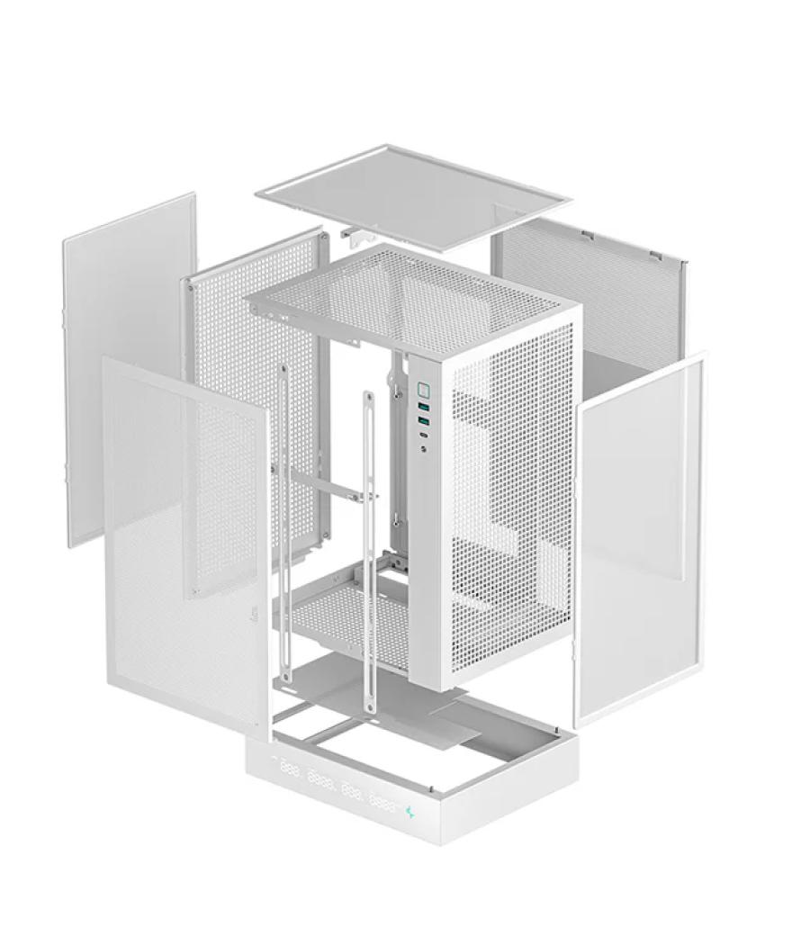 Caja ordenador deepcool ch170 digital mini atx blanco