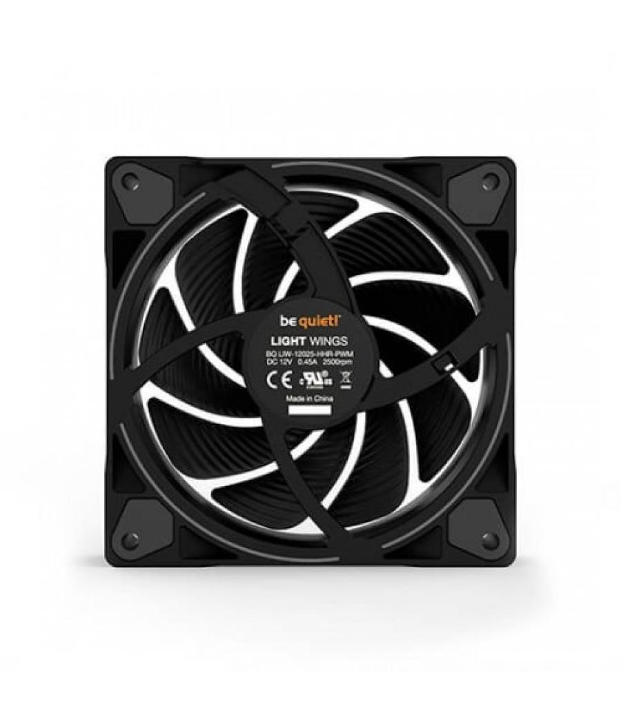 Ventilador 120x120 be quiet light wings high speed 2500rpm - pwm - argb