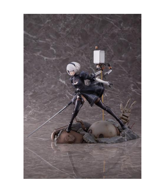 Figura aniplex 2b deluxe edition statue 20 cm nier automata ver.1.1a 1 - 7 scale