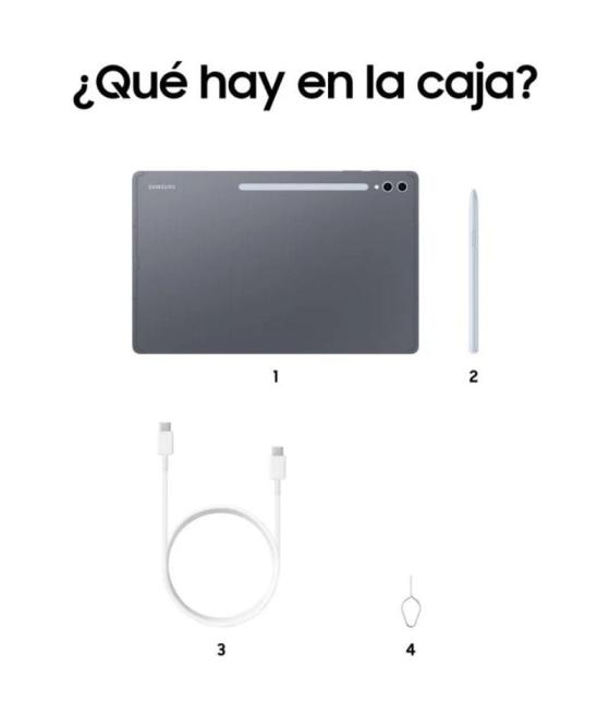 Tablet samsung galaxy tab s10 ultra 14.6'/ 12gb/ 256gb/ octacore/ 5g/ plata