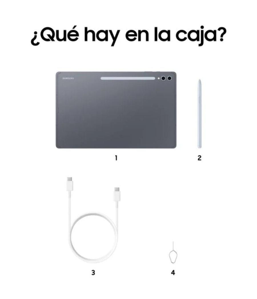 Tablet samsung galaxy tab s10 ultra 14.6'/ 12gb/ 256gb/ octacore/ 5g/ plata