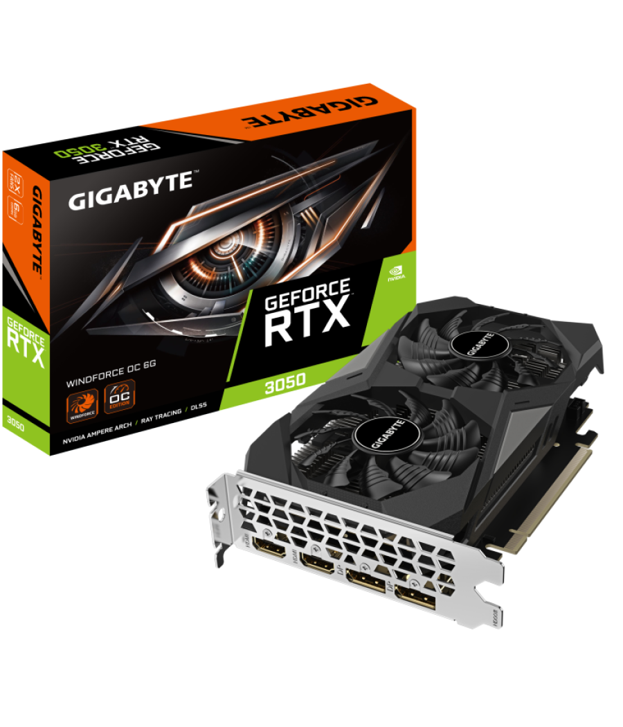 Tarjeta grafica gigabyte rtx 3050 windforce oc 6gb