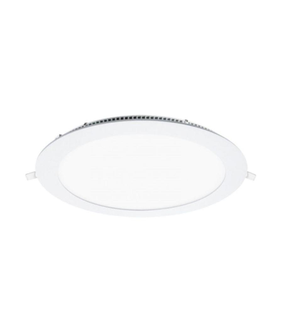 Downlight iglux ls-102118-cb v2/ circular/ ø225 x 19mm/ potencia 18w/ 1540 lúmenes/ 3000ºk/ blanco