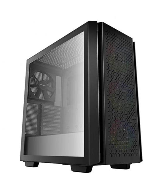 Caja ordenador gaming deepcool cg560 argb negro e - atx 2 x usb 3.2 4 x 120mm