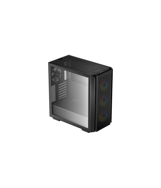 Caja ordenador gaming deepcool cg560 argb negro e - atx 2 x usb 3.2 4 x 120mm