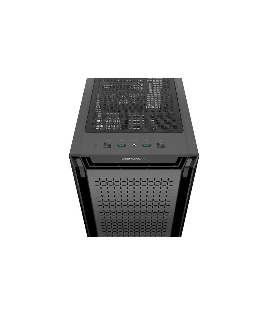 Caja ordenador gaming deepcool cg560 argb negro e - atx 2 x usb 3.2 4 x 120mm