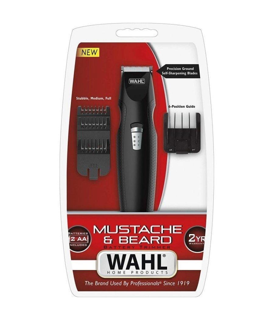 Cortabarbas wahl 5606-526/ a pilas/ 10 accesorios