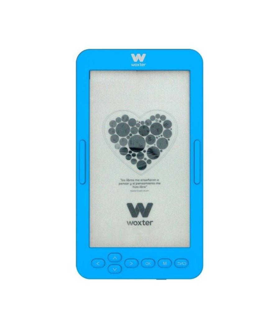 Libro electrónico ebook woxter scriba 195 s/ 4.7'/ tinta electrónica/ azul