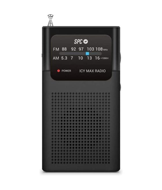 Radio portátil spc icy max/ negra