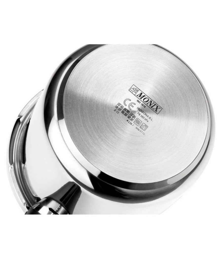 Pack 2 ollas a presión monix presto m911001/ 4+6l/ aptas para inducción