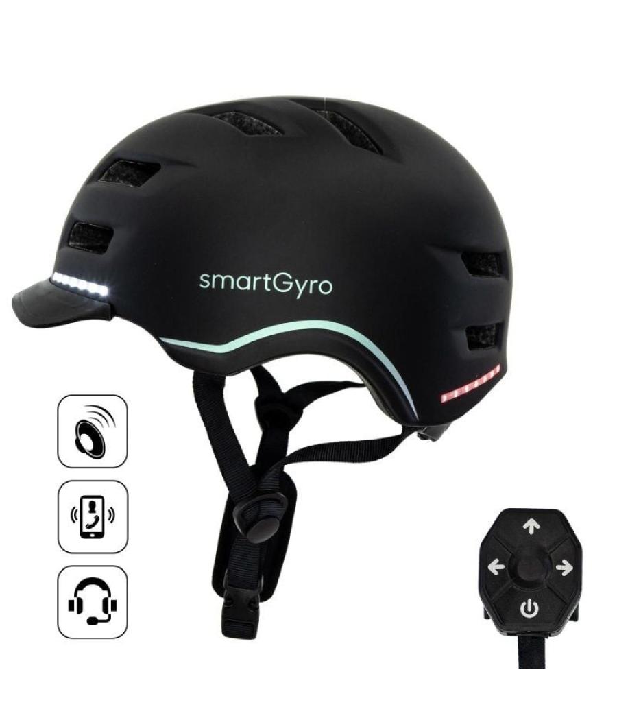 Casco para adulto smartgyro helmet pro/ tamaño l/ negro