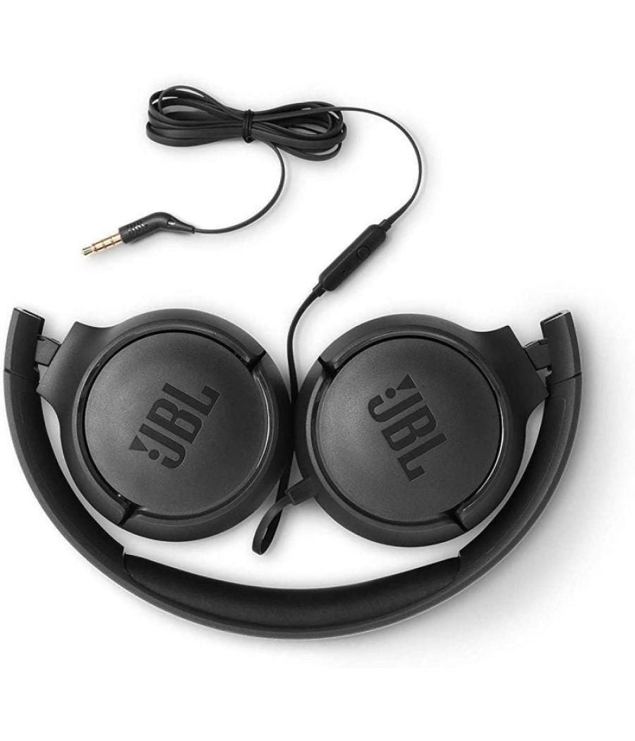 Auriculares jbl tune 500/ con micrófono/ jack 3.5/ negros