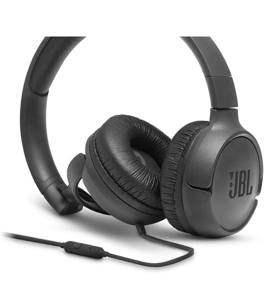 Auriculares jbl tune 500/ con micrófono/ jack 3.5/ negros